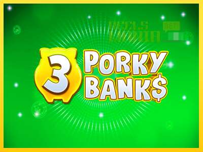 3 Porky Banks - spelmaskin för pengar