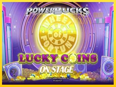 PowerBucks Wheel of Fortune Lucky Coins On Stage - spelmaskin för pengar