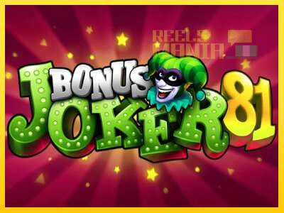 Bonus Joker 81 - spelmaskin för pengar