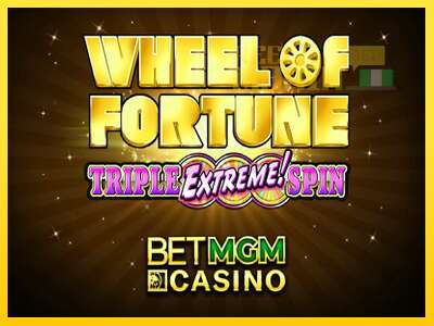 Wheel of Fortune Triple Extreme Spin BetMGM - spelmaskin för pengar