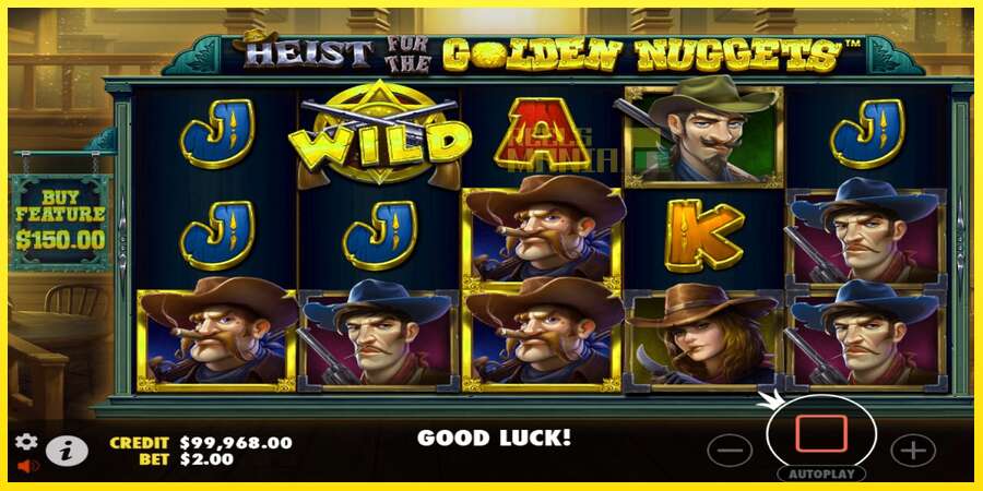 Riktiga pengar med en spelautomat Heist for the Golden Nuggets, bild 3