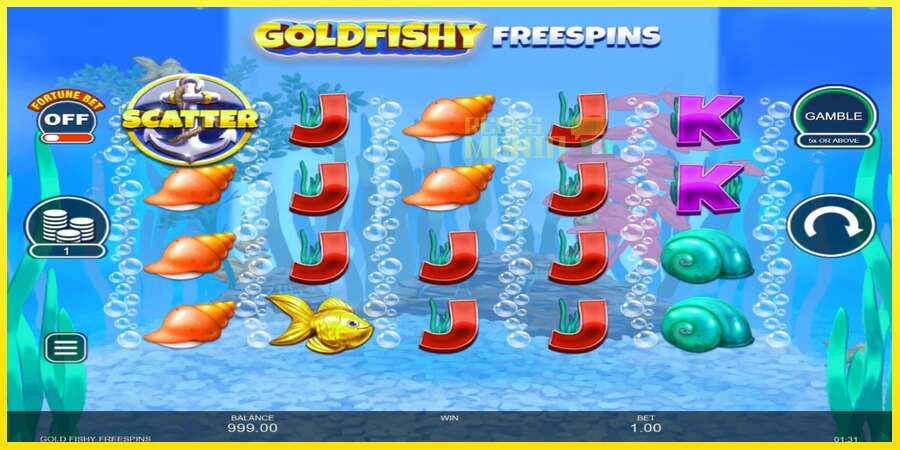 Riktiga pengar med en spelautomat Gold Fishy Free Spins, bild 2