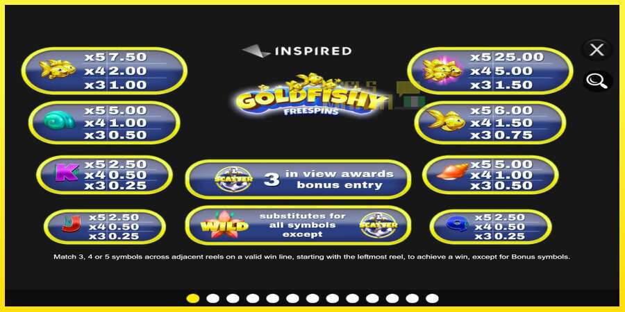 Riktiga pengar med en spelautomat Gold Fishy Free Spins, bild 4