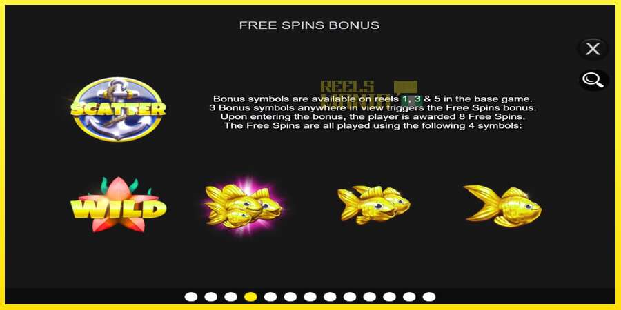 Riktiga pengar med en spelautomat Gold Fishy Free Spins, bild 5