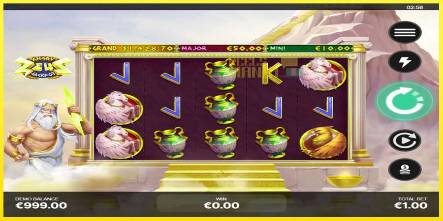 Riktiga pengar med en spelautomat Angry Zeus Jackpot, bild 2