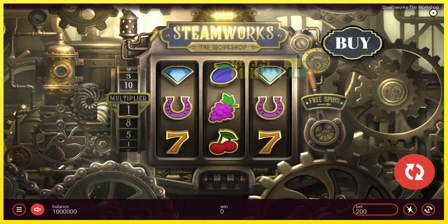 Riktiga pengar med en spelautomat Steamworks - The Workshop, bild 2