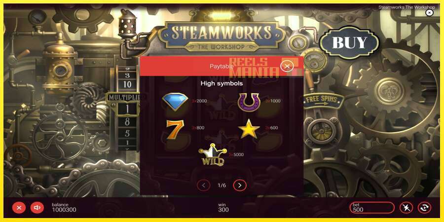 Riktiga pengar med en spelautomat Steamworks - The Workshop, bild 5