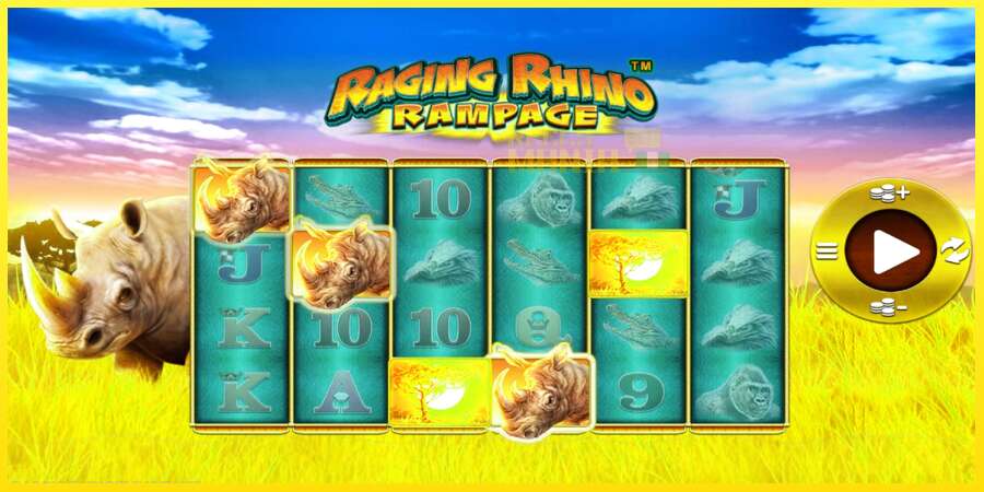 Riktiga pengar med en spelautomat Raging Rhino Rampage, bild 2