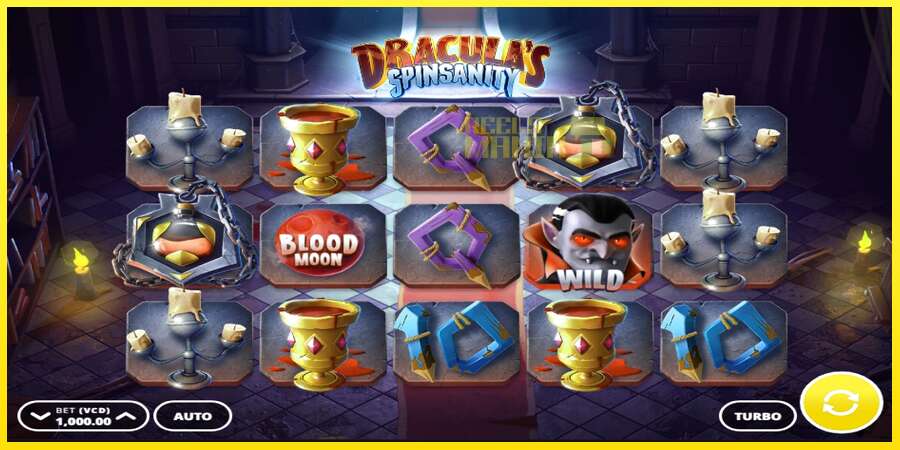 Riktiga pengar med en spelautomat Draculas Spinsanity, bild 1