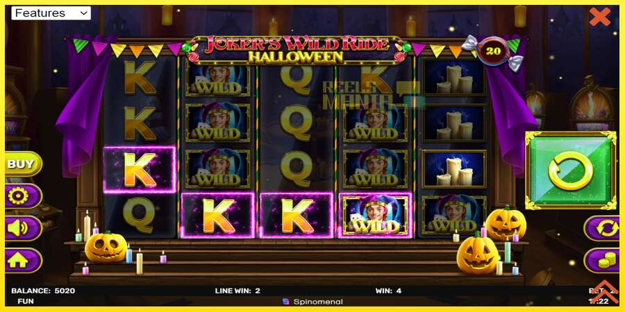 Riktiga pengar med en spelautomat Jokers Wild Ride Halloween, bild 4