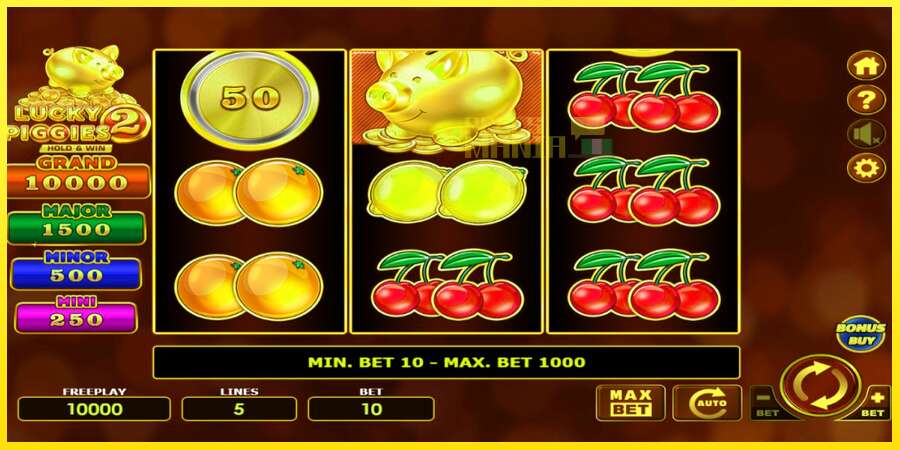 Riktiga pengar med en spelautomat Lucky Piggies 2 Hold & Win, bild 1