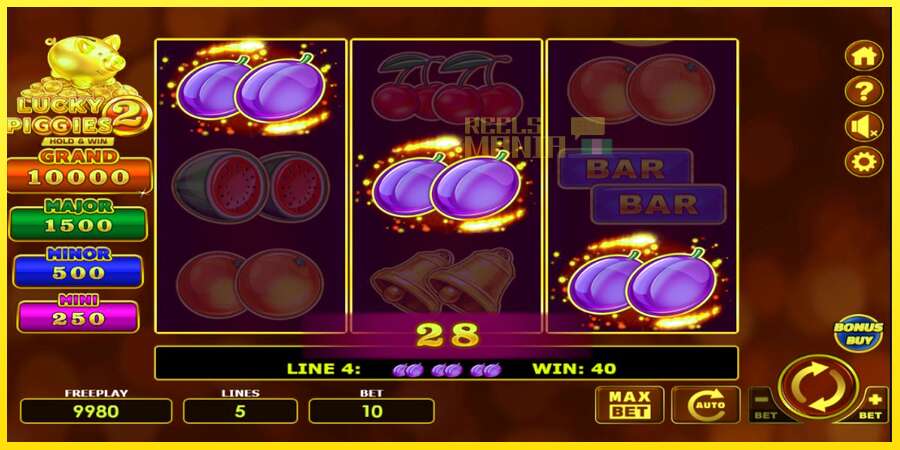 Riktiga pengar med en spelautomat Lucky Piggies 2 Hold & Win, bild 2