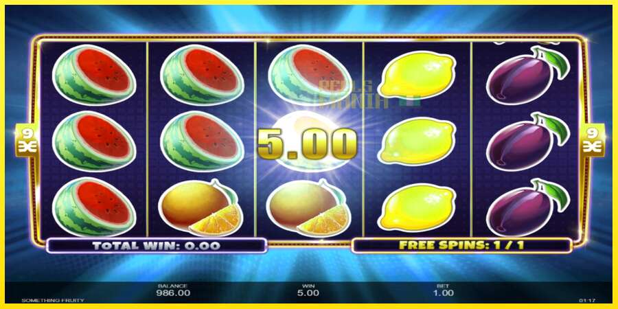 Riktiga pengar med en spelautomat Something Fruity, bild 3