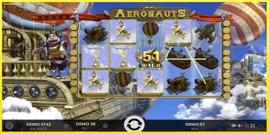 Riktiga pengar med en spelautomat Aeronauts, bild 3