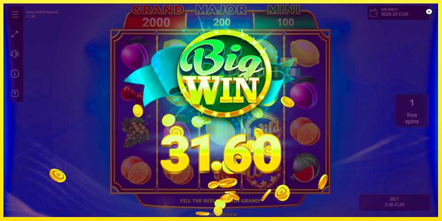 Riktiga pengar med en spelautomat Juicy Bell Bonanza, bild 6