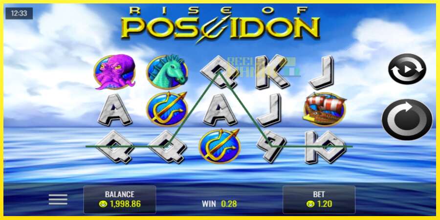 Riktiga pengar med en spelautomat Rise of Poseidon, bild 2