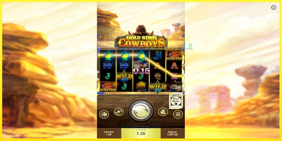 Riktiga pengar med en spelautomat Gold Rush Cowboys, bild 2