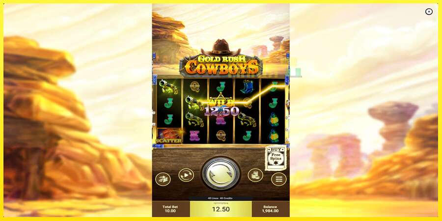 Riktiga pengar med en spelautomat Gold Rush Cowboys, bild 3