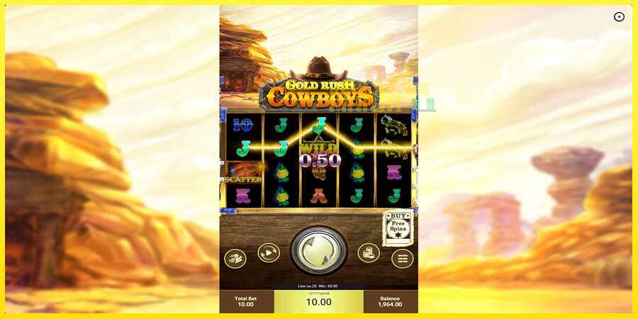 Riktiga pengar med en spelautomat Gold Rush Cowboys, bild 4