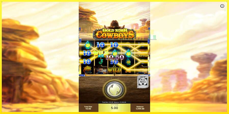 Riktiga pengar med en spelautomat Gold Rush Cowboys, bild 5