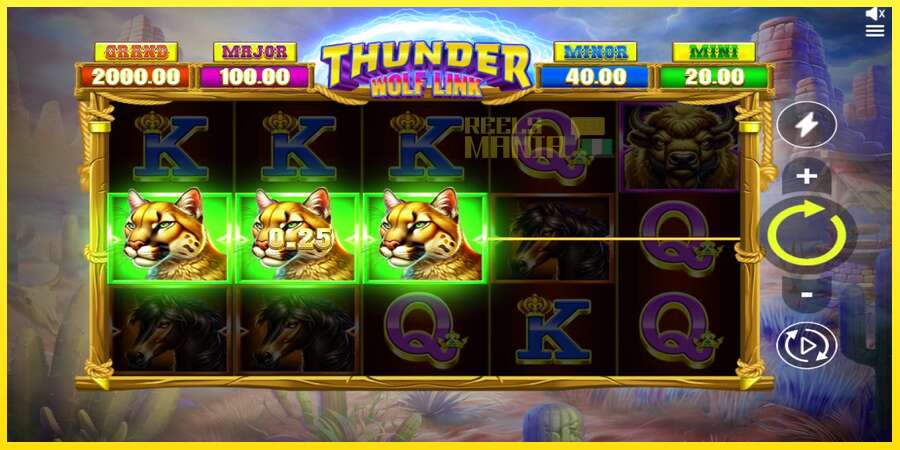 Riktiga pengar med en spelautomat Thunder Wolf Link, bild 3