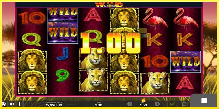 Riktiga pengar med en spelautomat Wild Lion with Reel Bingo, bild 2