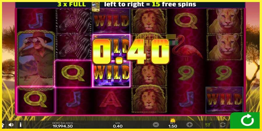 Riktiga pengar med en spelautomat Wild Lion with Reel Bingo, bild 3