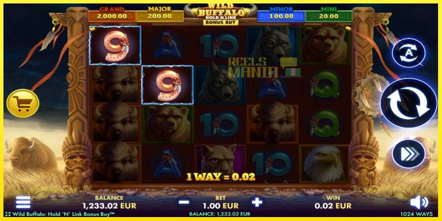 Riktiga pengar med en spelautomat Wild Buffalo Hold N Link Bonus Buy, bild 3