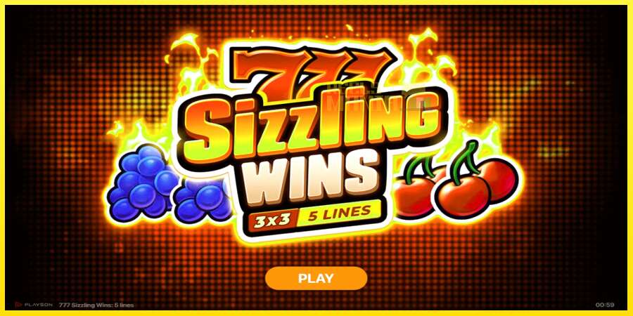 Riktiga pengar med en spelautomat 777 Sizzling Wins: 5 Lines, bild 1