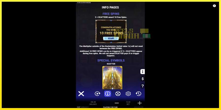 Riktiga pengar med en spelautomat Ultra Cluster Kingdom, bild 5