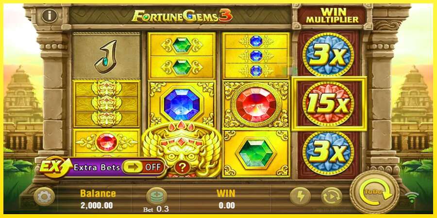 Riktiga pengar med en spelautomat Fortune Gems 3, bild 1