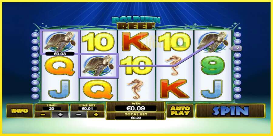 Riktiga pengar med en spelautomat Dolphin Reef, bild 1