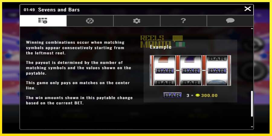 Riktiga pengar med en spelautomat Sevens and Bars, bild 4