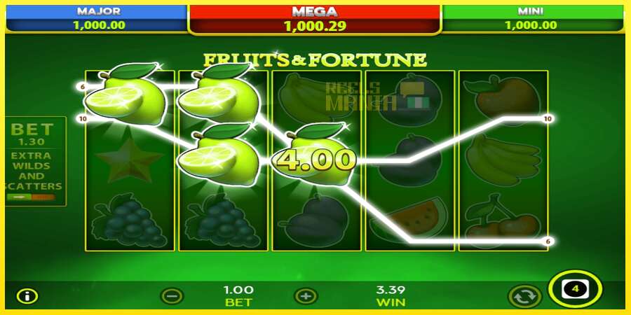 Riktiga pengar med en spelautomat Fruits & Fortune, bild 4