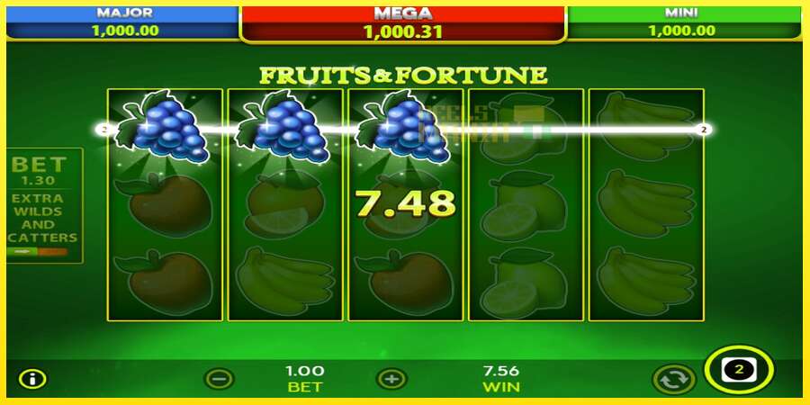 Riktiga pengar med en spelautomat Fruits & Fortune, bild 5