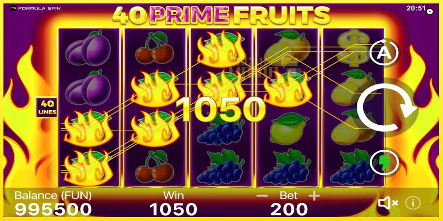 Riktiga pengar med en spelautomat 40 Prime Fruits, bild 4