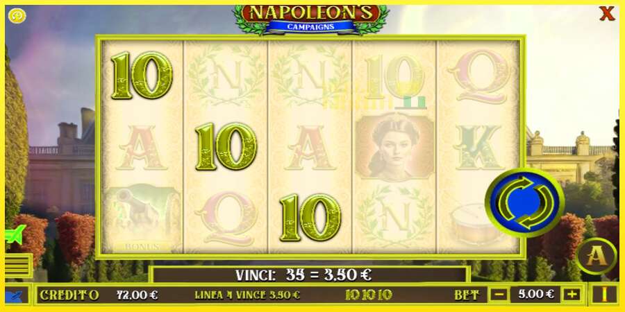 Riktiga pengar med en spelautomat Napoleons Campaigns, bild 3