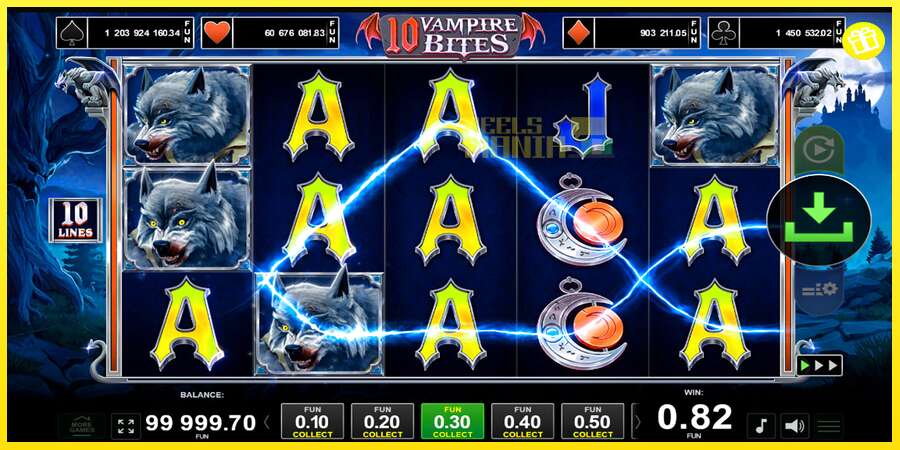 Riktiga pengar med en spelautomat 10 Vampire Bites, bild 5