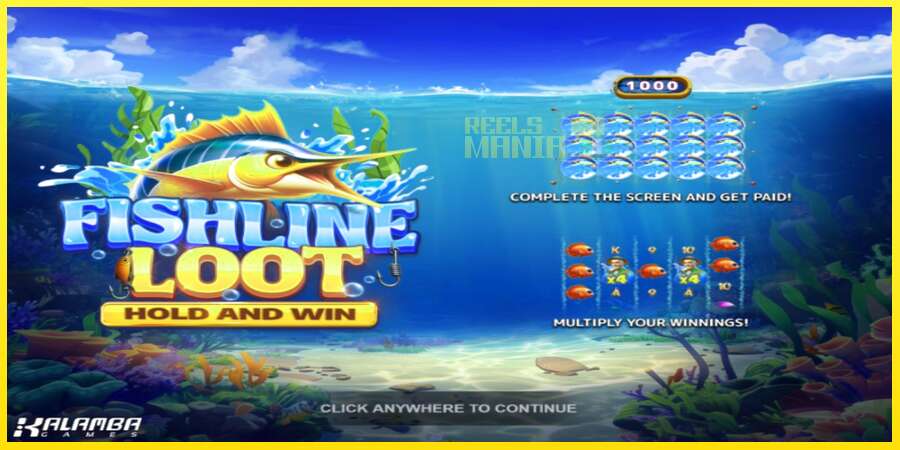 Riktiga pengar med en spelautomat Fishline Loot Hold and Win, bild 1