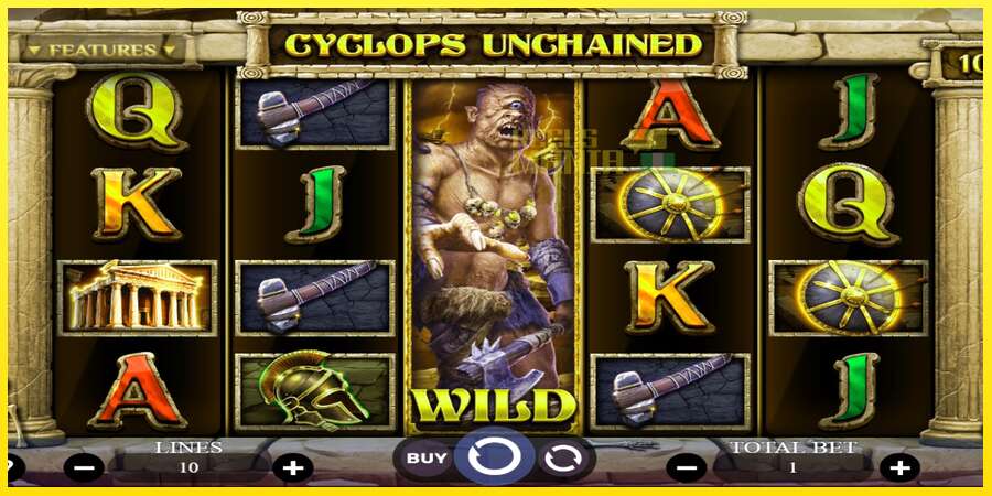 Riktiga pengar med en spelautomat Cyclops Unchained, bild 1