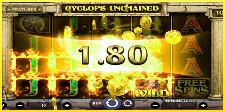 Riktiga pengar med en spelautomat Cyclops Unchained, bild 3