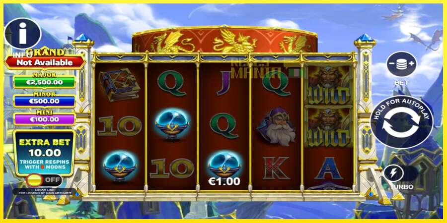 Riktiga pengar med en spelautomat Lunar Link: The Legend of King Arthur, bild 3