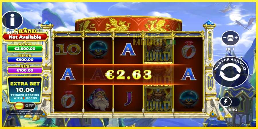 Riktiga pengar med en spelautomat Lunar Link: The Legend of King Arthur, bild 4