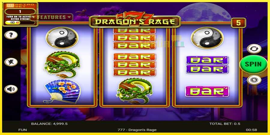 Riktiga pengar med en spelautomat 777 - Dragons Rage, bild 2