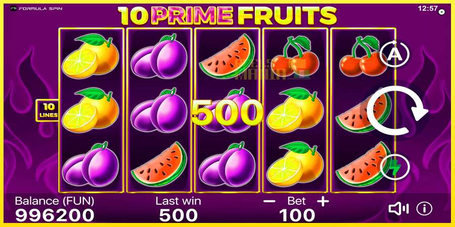 Riktiga pengar med en spelautomat 10 Prime Fruits, bild 4