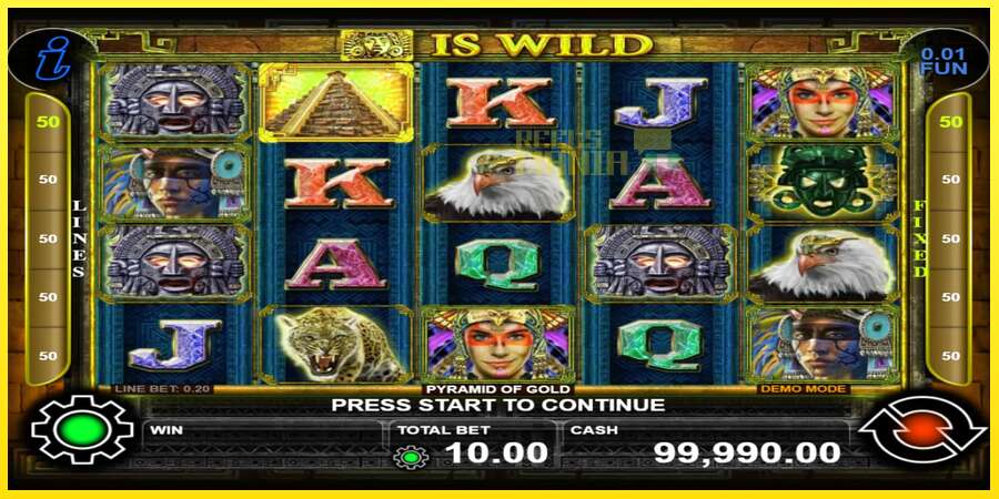 Riktiga pengar med en spelautomat Pyramid of Gold, bild 1