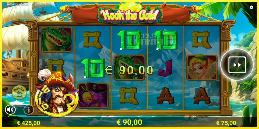 Riktiga pengar med en spelautomat Hook The Gold, bild 2