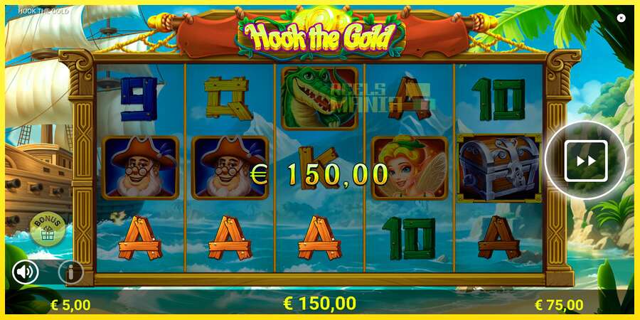 Riktiga pengar med en spelautomat Hook The Gold, bild 4