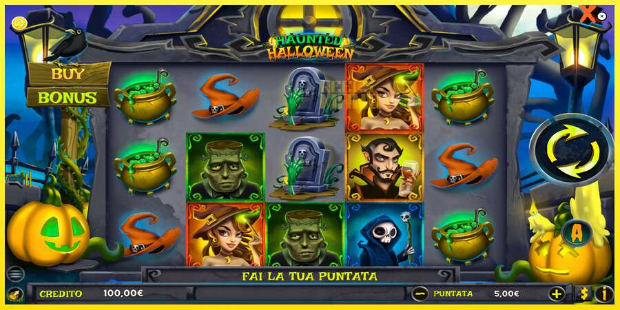 Riktiga pengar med en spelautomat Hunted Halloween, bild 1