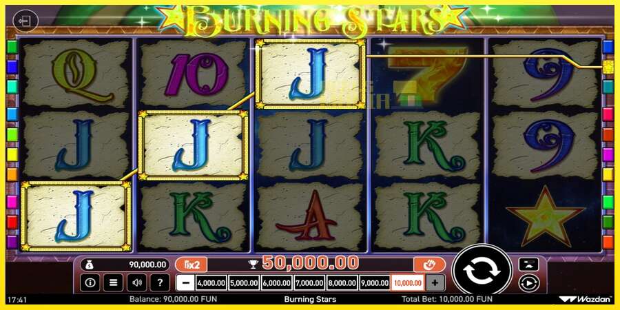 Riktiga pengar med en spelautomat Burning Stars, bild 2